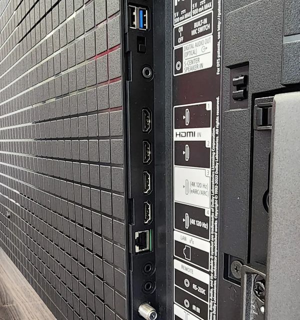 Sony A95L OLED TV back panel