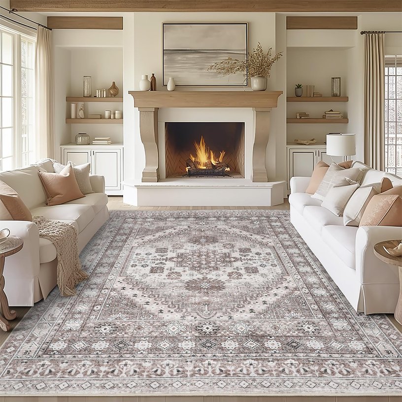 Zesthome Braided Polyester Rug – 8x10 Feet